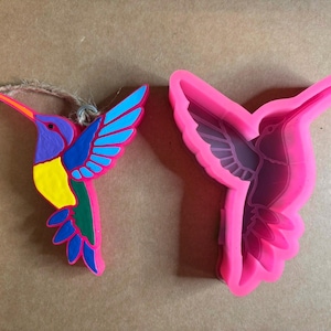Hummingbird Silicone Mold for Car Freshies, Resin, Ice, etc.