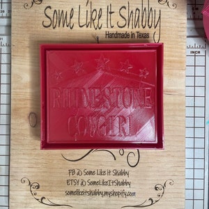 Rhinestone Cowgirl Freshie Mold