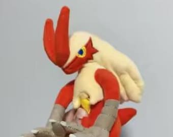 Blaziken Inspired Plushie – Cute Soft Monster Plush Toy