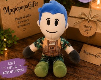Roblox Gamer Plush – Captain Camo Boy Soft Doll Gift