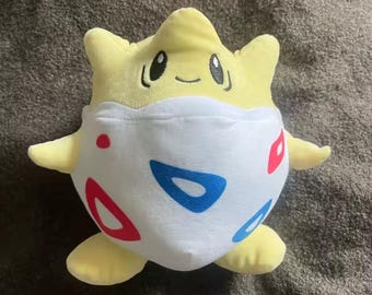 Togepi Plush Toy – Pokémon Inspired Cute Egg Pokémon Stuffed Animal | Kawaii Baby Plush | Gamer Gift | Collector Decor