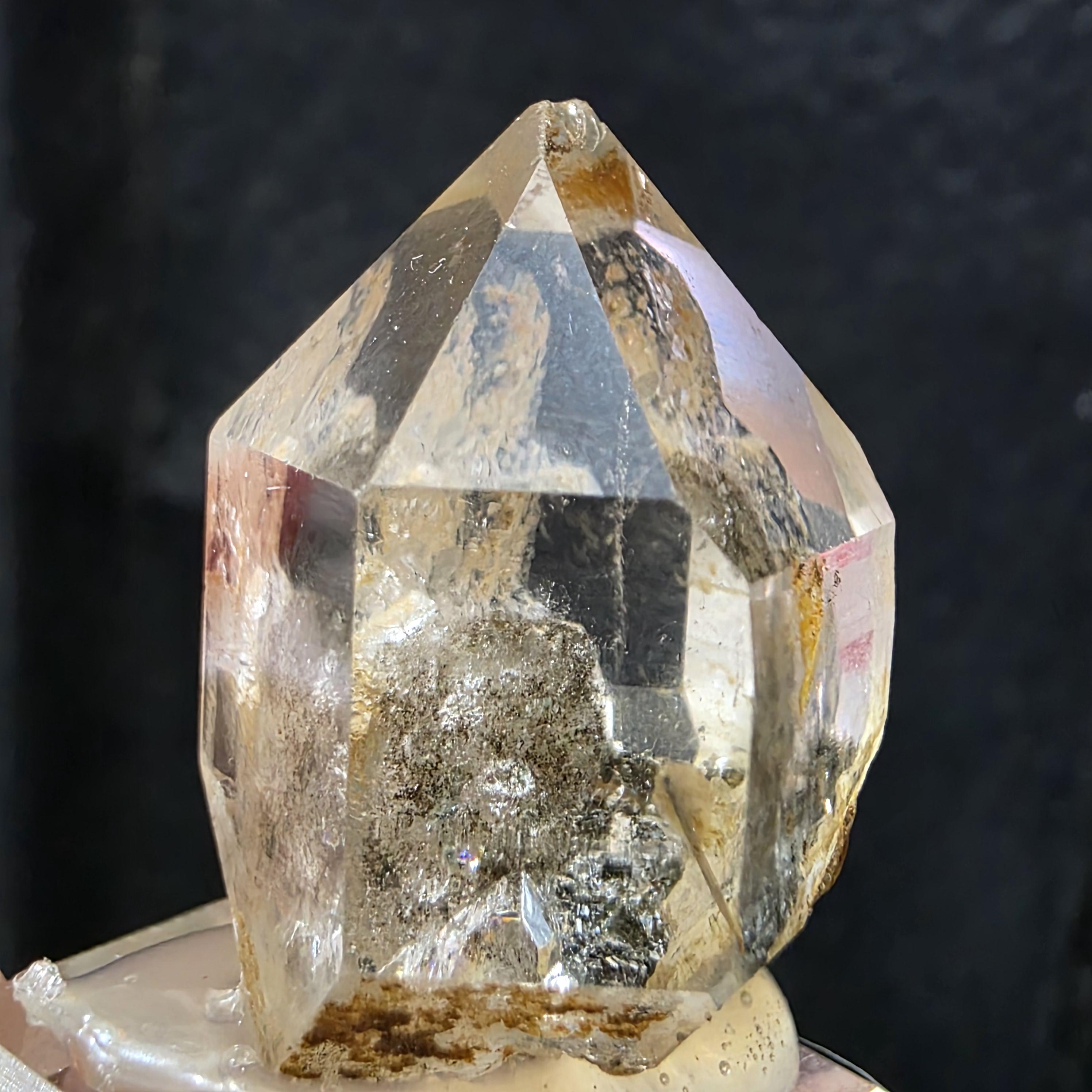 Clear Quartz Point Zagi Mountain Pakistan | Gemmy Included Specimen (10g, 26x16x16mm)