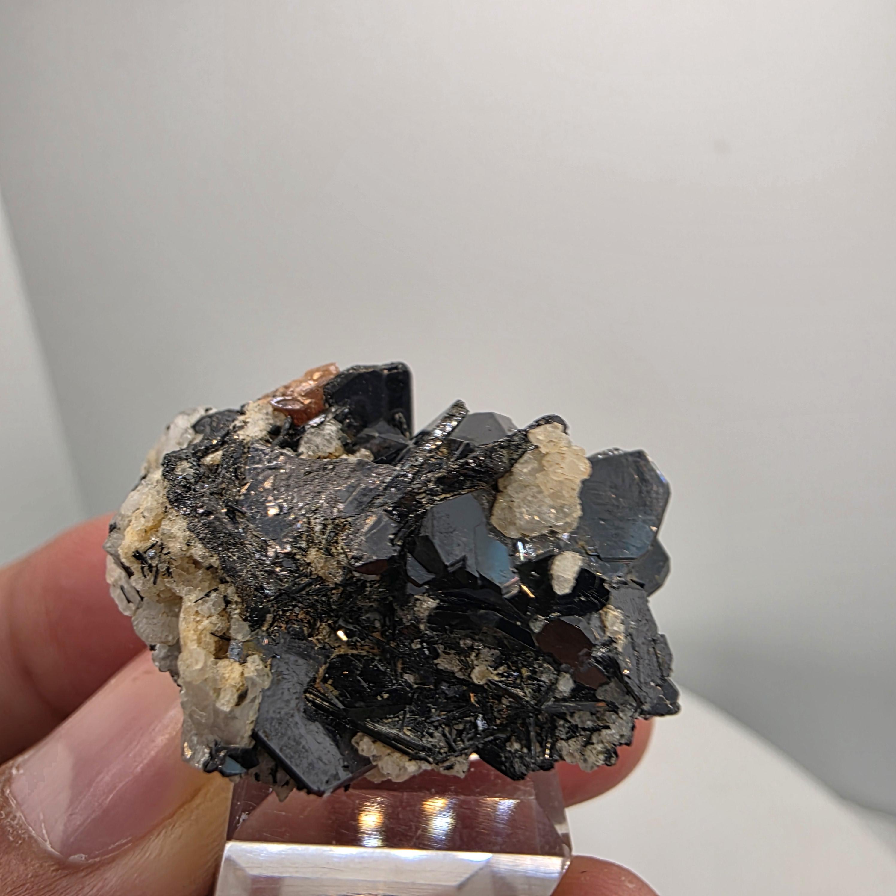 Rare Hematite Orange Bastnasite Feldspar Specimen | Zagi Mountain Pakistan