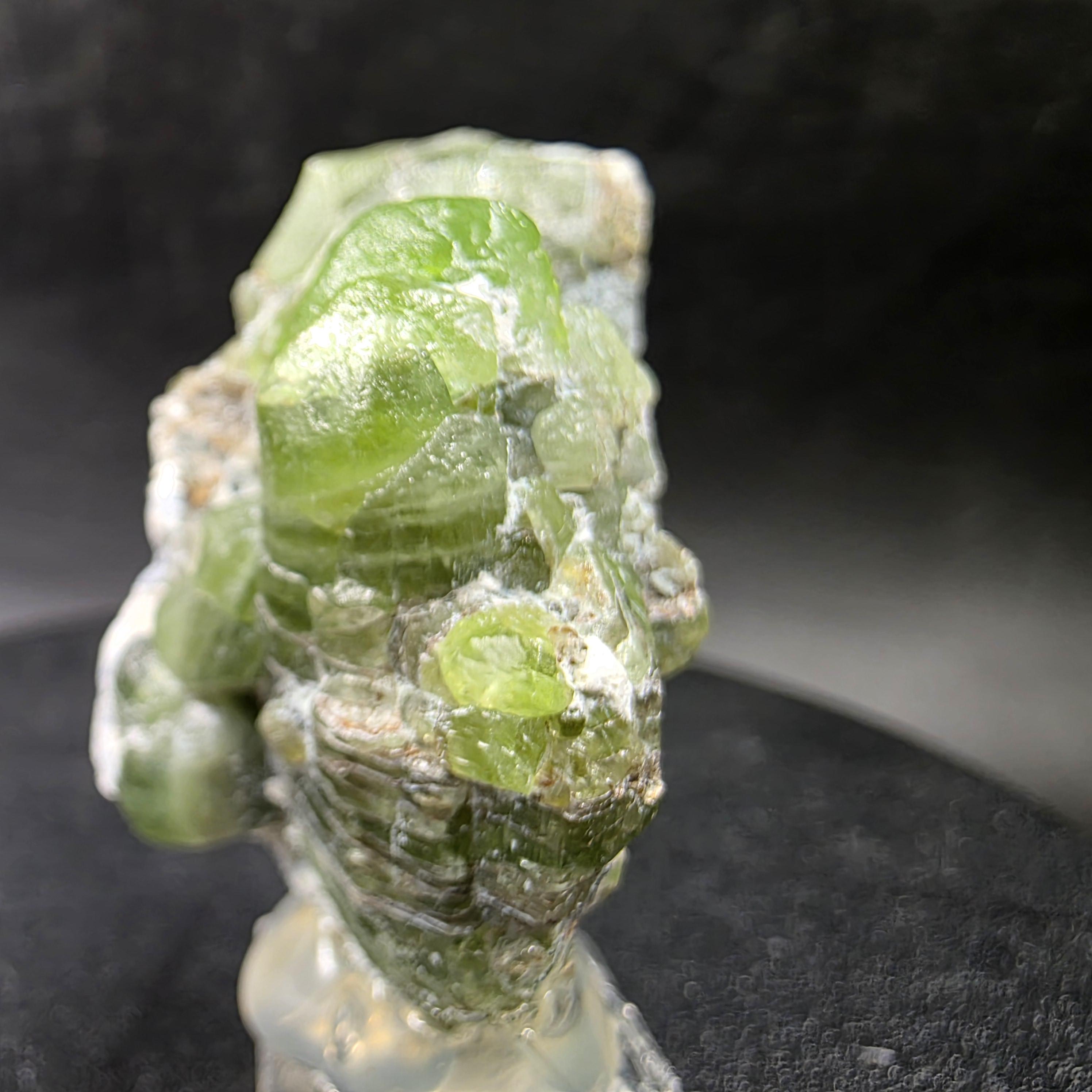 Natural Peridot Crystal Specimen | Gem Quality Green Peridot on Matrix (50g)