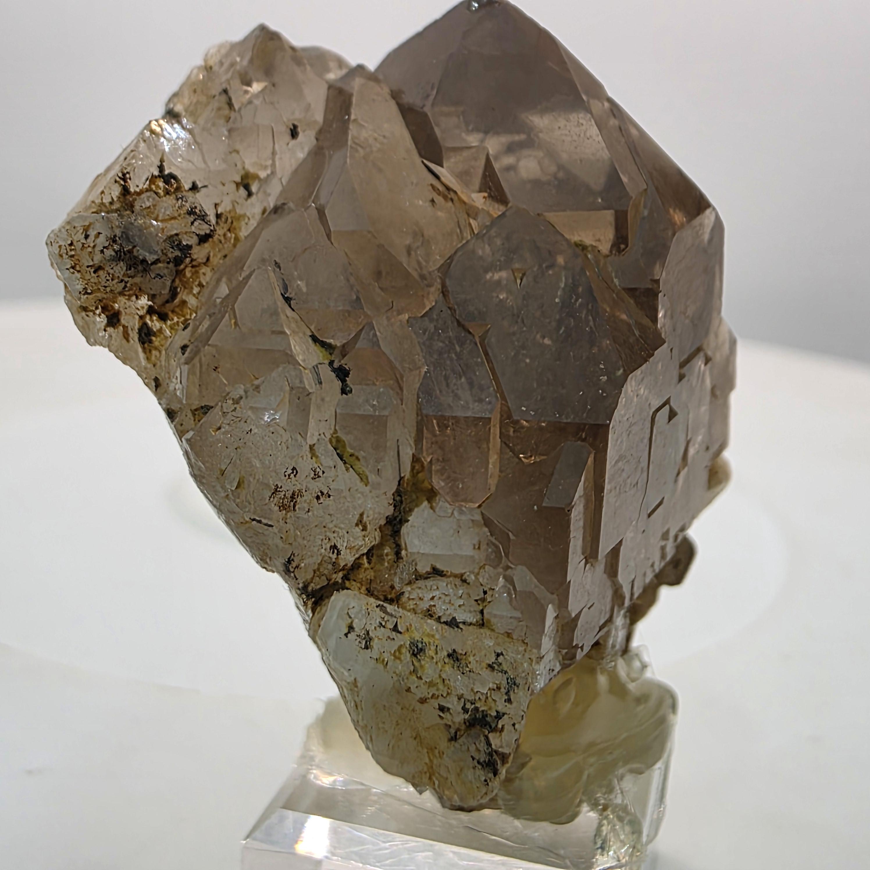 Smoky Quartz Crystal Cluster | Zagi Mountain Pakistan Natural Specimen (38g)