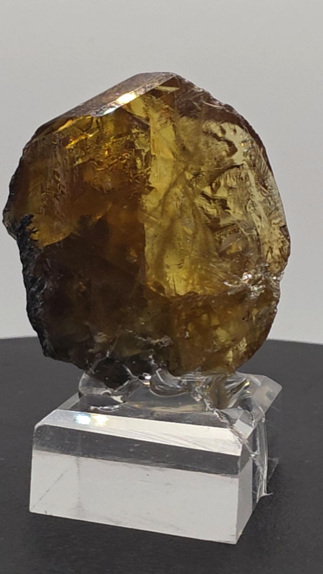 Pakistan Golden Sphene Crystal Rough Specimen 15g | Natural Gem Crystal | Collector Mineral