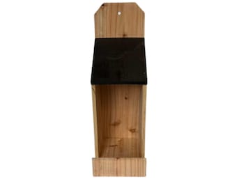 Cedar Mourning Dove Nesting Bird House | Handmade Wooden Bird Shelter, Garden Decor
