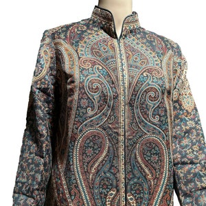 Small,Medium Long coat,Multicolored Jacket for Spring,Summer, Kashmiri Kani Woolen Jacket,Mothers day gifts,Evening topcoat,Bohemian jackets