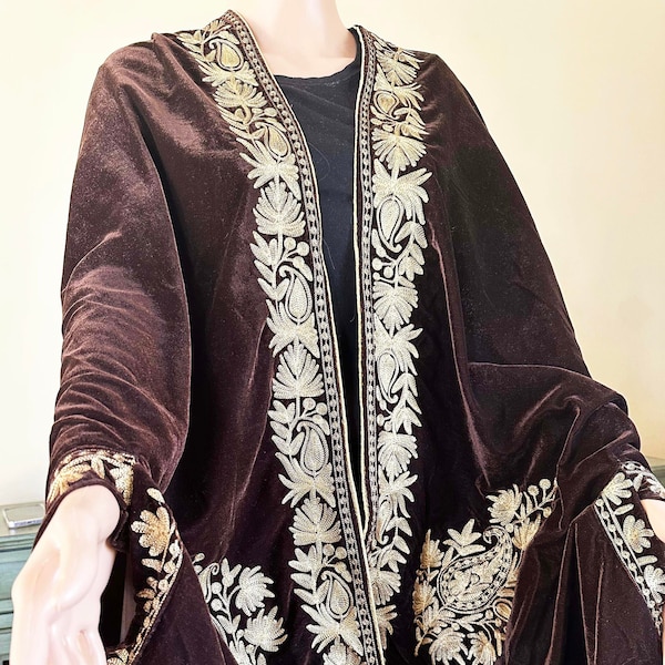 luxury velvet shawl