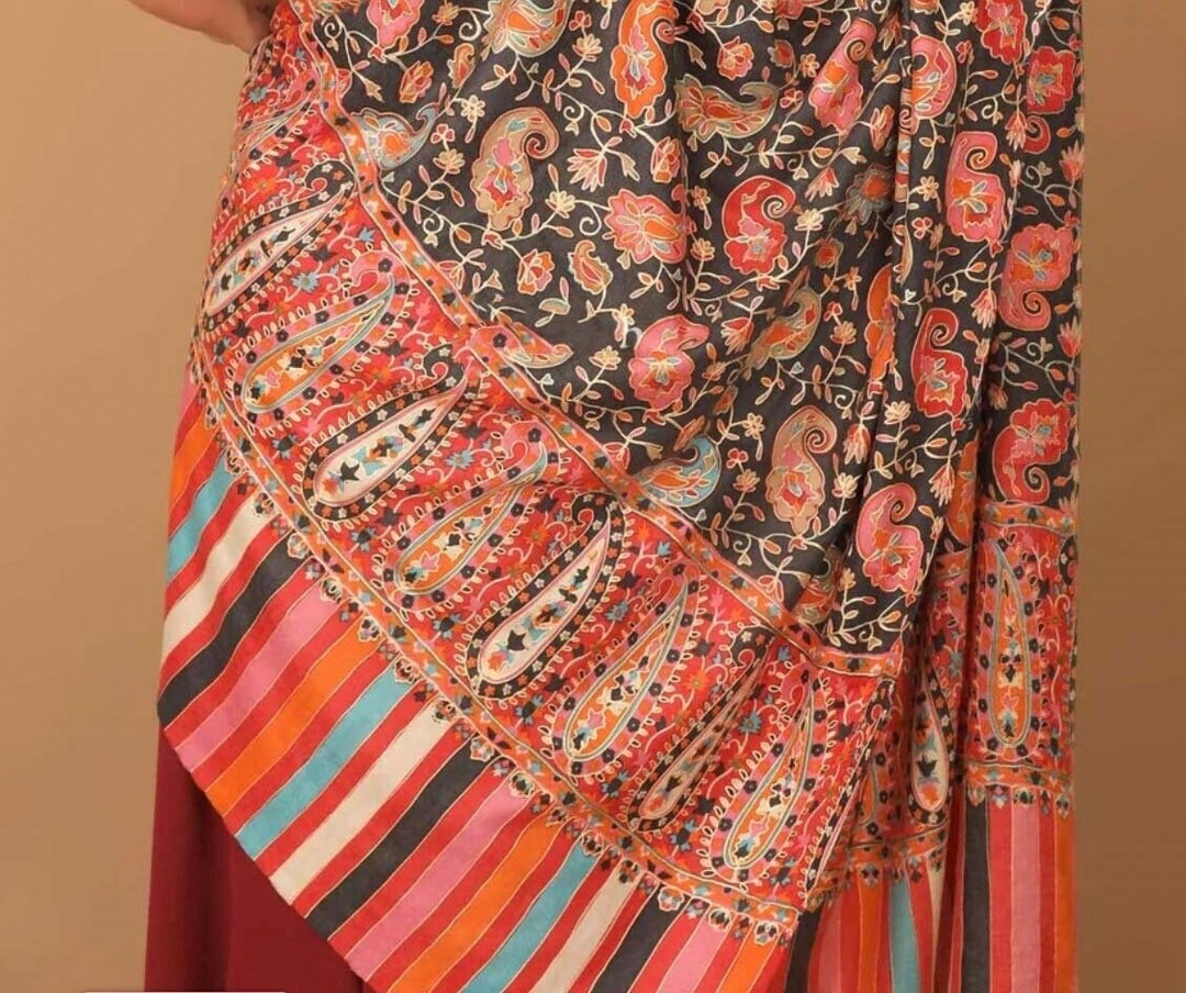 kalamkari kashmiri shawl