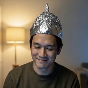 Tin Foil Hat Starter Kit, Funny Conspiracy Gag Gift Box image 5