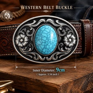 Vintage Turquoise Belt Buckles - Etsy