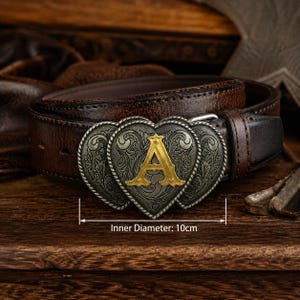 Cowboy Heart Belt - Etsy display picture 3