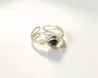 Dark Fairycore Wire Wrapped Ring