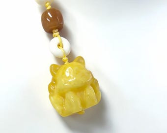 Natural Stone Phone Chain