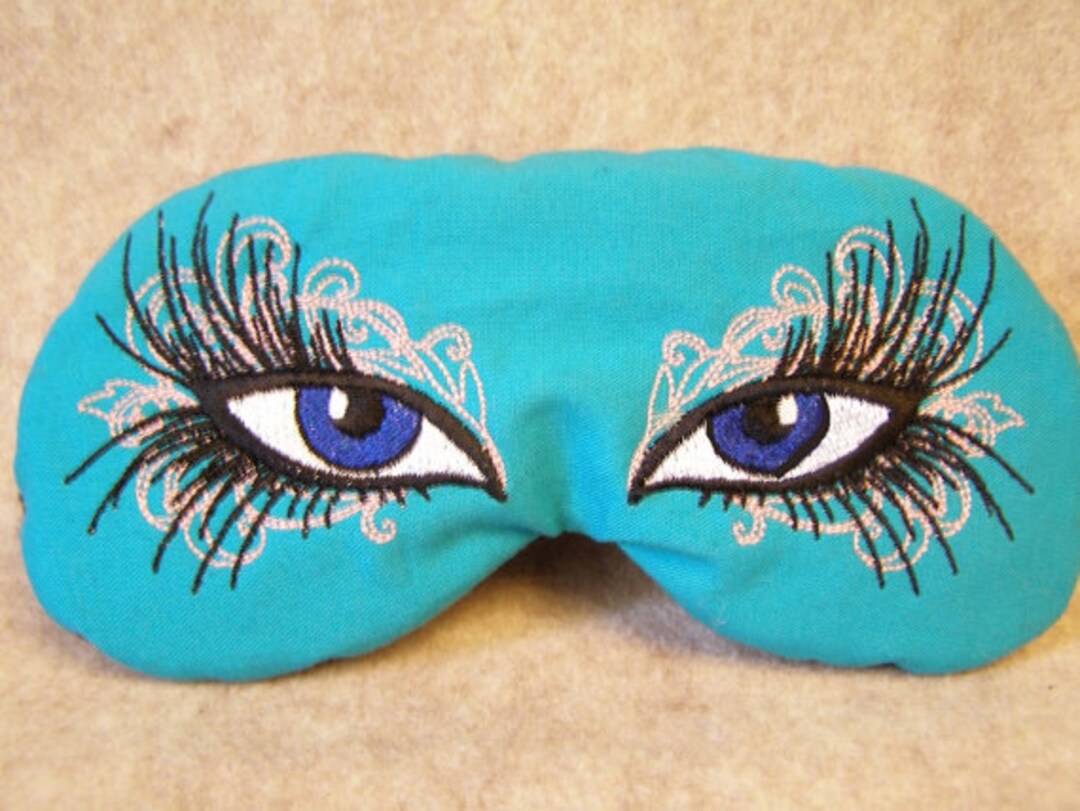 Embroidered Eye Mask, Sleep, Sleeping, Cute Sleep Mask, Eye Design