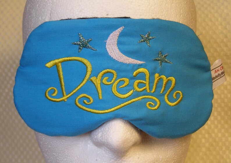 Embroidered Eye Mask Cute Sleep Mask for Kids or Adults Etsy