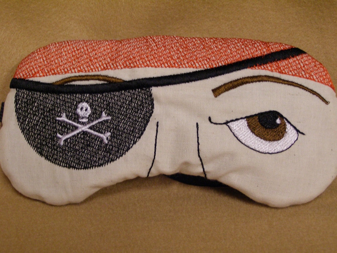 Embroidered Eye Mask, Sleep Mask, Sleeping, Fathers Day, Mask, Eye Ma…