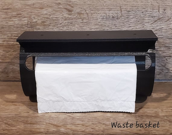 Trash Bag Holder for Kitchen Organizers and Storage, Bamboo Farmhouse  Plastic Bag Holder Wall Mounted, Trash Bag Dispenser for Kitchen  Countertop