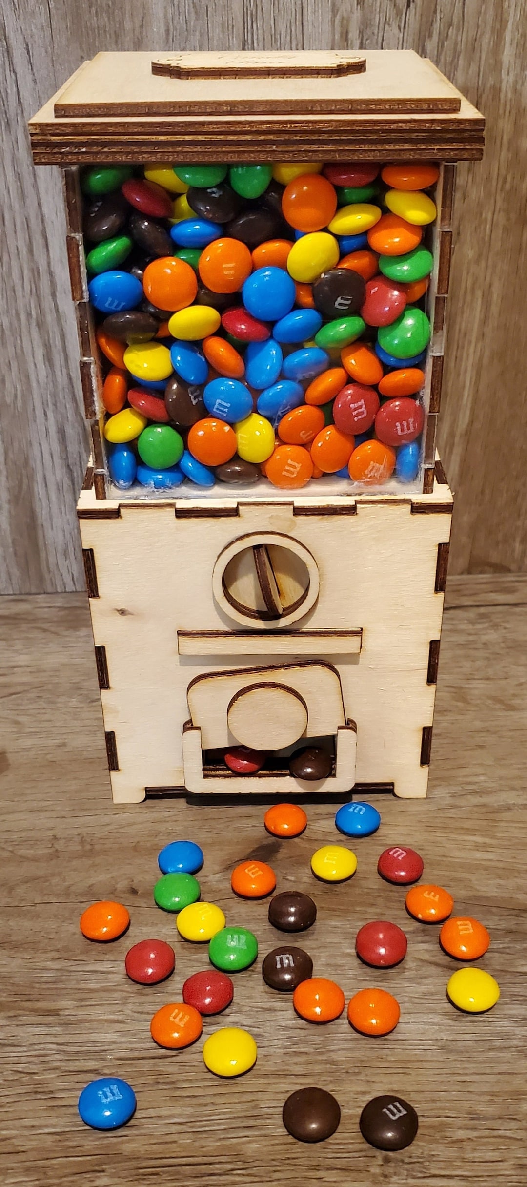 Candy Machine, Candy Dispenser, Desk Accessories, Gumball Machine, M&m