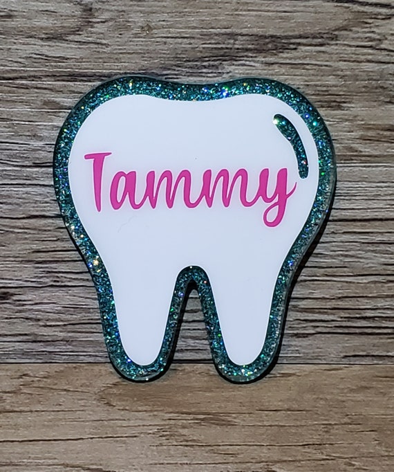 Buy Tooth Badge Reel, Dentist Assistant, Teeth, Tooth, Dentist