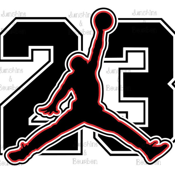 Basketball Silhouette  - Print and Cut - Sublimation - Basketball - Jordan inspired - Instant Download Files - PNG -JPEG - SVG - Digital