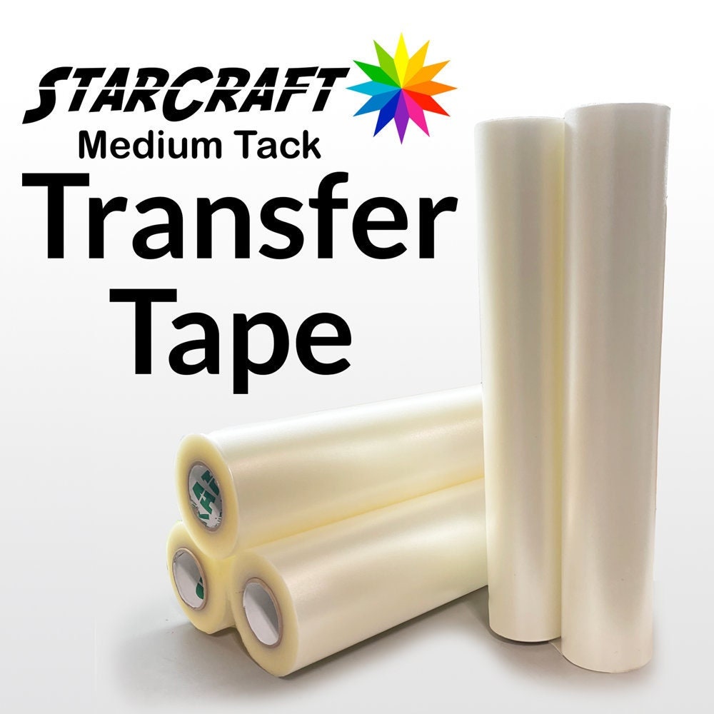 Paper Transfer Tape 100 Ft for Vinyl Application Perfect for Wet  Application / Dry Application / Medium Tack Transfer Tape for Vinyl Graphic  