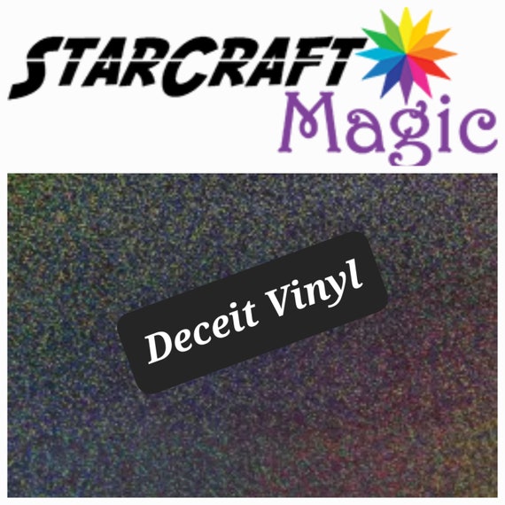 Starcraft Magic Adhesive Vinyl, Permanent Vinyl, Craft, Deceit Glitter,  Glossy, Starcraft Spectrum, Glitter Vinyl, Sparkle, Rainbow, Holo 