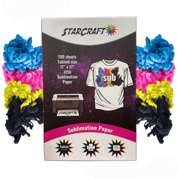 Starcraft Sublimation paper, 8.5x11 paper, craft, iron on, high quality Sublimation Paper,