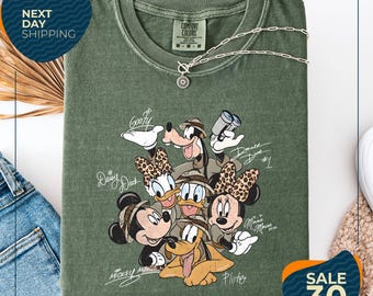 Comfort Colors® Disney Animal Kingdom Shirt | Disney Shirt | Vintage Animal Kingdom | Disney Mickey Safari Shirt | Disney Safari Family