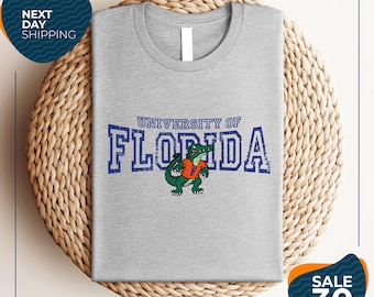 Vintage Florida Shirt |  Retro Florida Shirt | Alligator Shirt | Christmas Gifts |  University Football Fan Gift | University Shirt | Teams