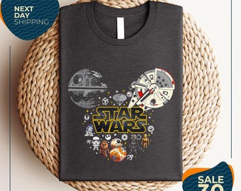Star Wars Disney Shirts | Star Wars Mickey Ear Shirt | Disney Family Shirts | Star Wars Shirts | Disney Couple Shirts | Disneyworld Shirts