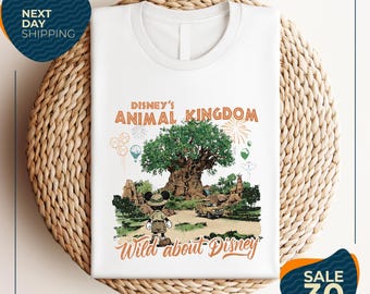 Disney Animal Kingdom Shirt | Wild About Disney Safari Tee | Tree of Life Disney Shirt | WDW Vacation Outfit | Disney Family Trip Shirt