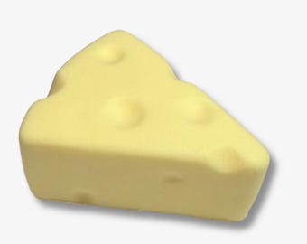 Realistic Cheese Squishy – Kawaii Fidget Toy, Slow-Rising Stress Relief Scented Desk Companion