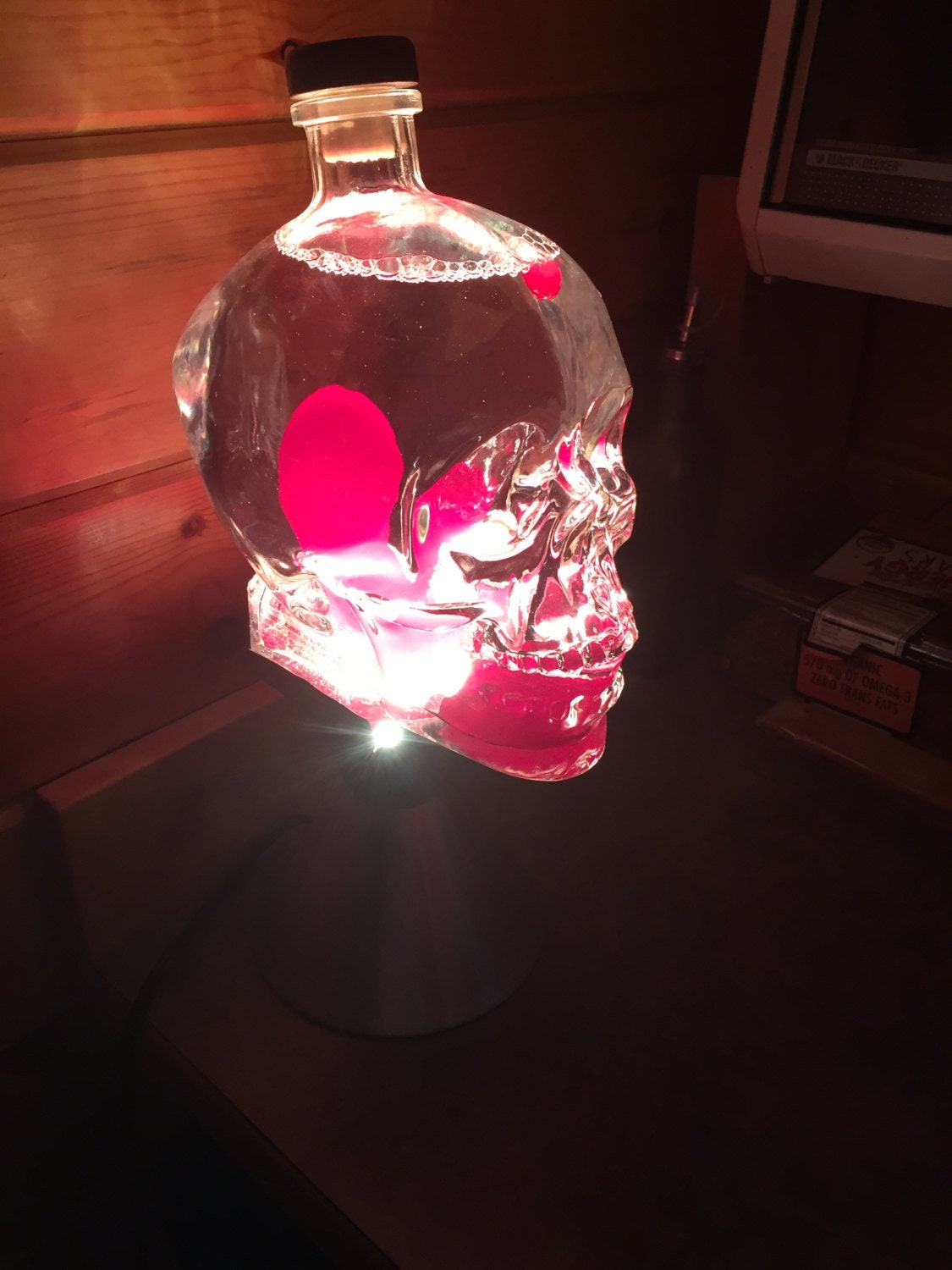 skam Absay Caius Crystal Head Vodka Skull Custom Lava Lamp Light 1.75 Liter - Etsy Singapore