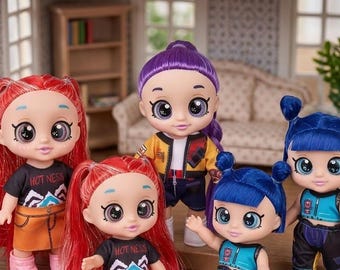 K-pop Demon Hunters Fashion Dolls –Rumi Mira Zoey doll set Rumi toy for kids