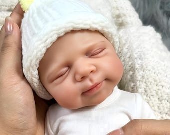 Mini 13 Inch Pascale Reborn Baby Doll Full Solid Silicone Body Girl Adorable Doll Toy Birthday Christmas Gift