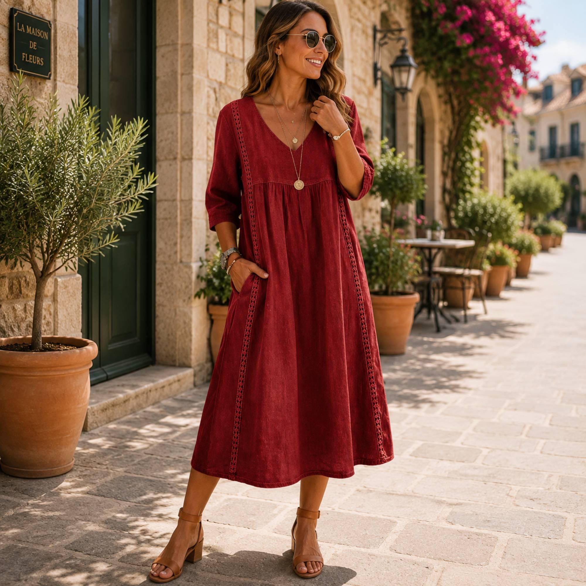 womens green dress Wedtrend Women Chiffon Dark Evening A Line V Neck Floor Length Mother Of The Bridal Dress With Half Sleeves, Dark Green / S Hand/Machine washable with cold tall Waist Size:38W White Bodycon Dresses |