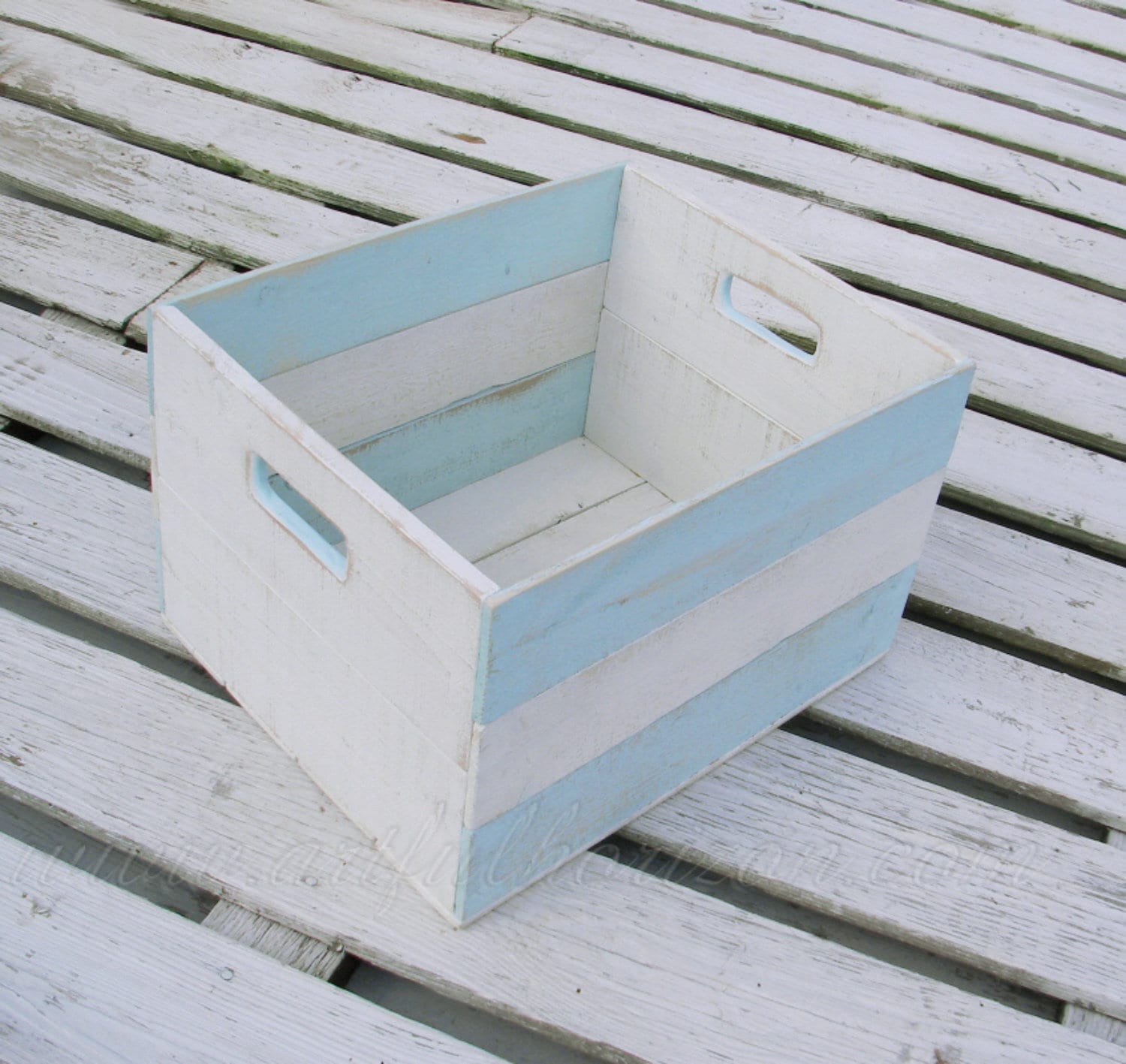 Reclaimed Wood Crate Etsy