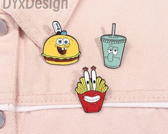 Enamel Pin – Cartoon Metal Bagdes for Students – Backpack, Pencil Case, Jacket Decoration – Fun Gift