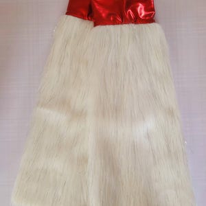 Red and White Leg Warmers