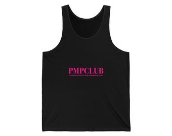PMPCLUB Tank Top · Hot Pink Ink | Gym Workout Cuban Miami Fitness PMP Club
