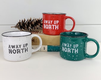 Campfire Mug, Camp Mug, Cabin Mug, Up North Mug, Stoneware Mug, Cabin Decor, Coffee Mug, Camp Gifts, Camping Gifts