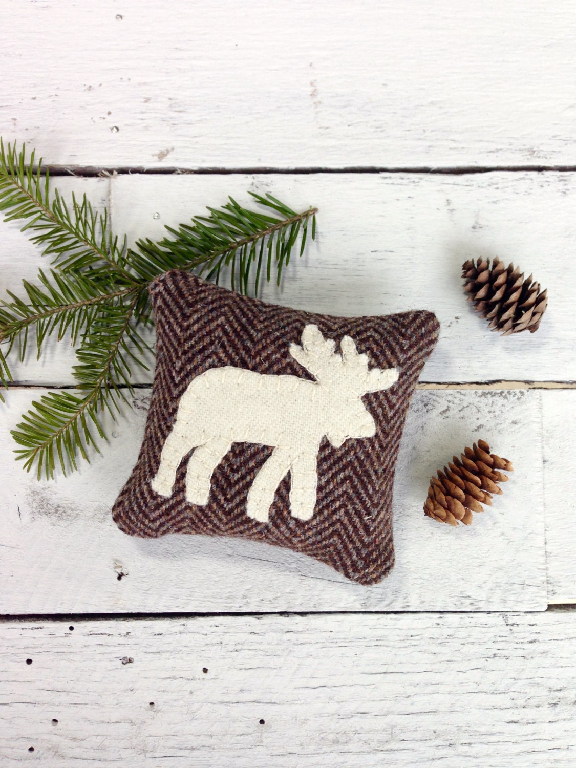 Moose Pillow Moose Decor Balsam Pillow Rustic Home Decor Etsy