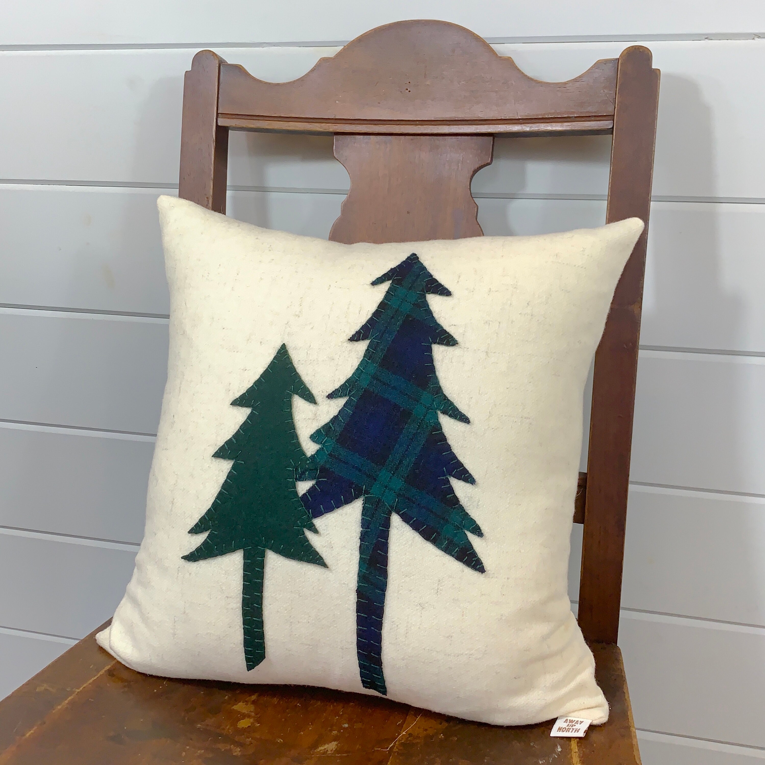 Tree Pillow Pine Tree Rustic Pillow Woodland Pillow Rustic Etsy