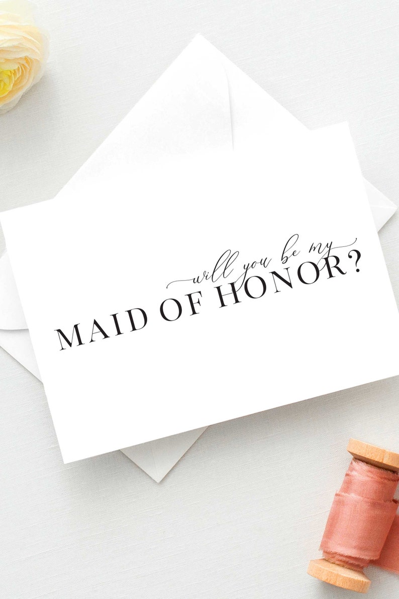 Last Maid of Honor card, I promise