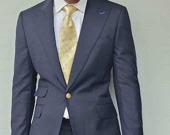 Men’s Tailored Blazer - Jacket for Weddings, Business, and Formal Events