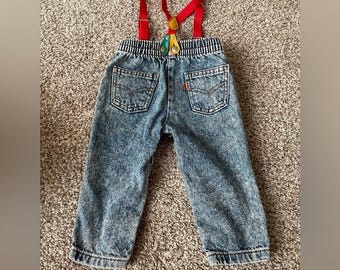 リーバイス　ベビー　501 ジーンズ Rare Vintage Baby Levis 501, Size 0, 3-6mo, Vintage Baby