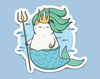 Plucky Beans Mercat Sticker