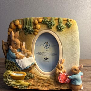 Vintage Beatrix Potter 3D small picture frame